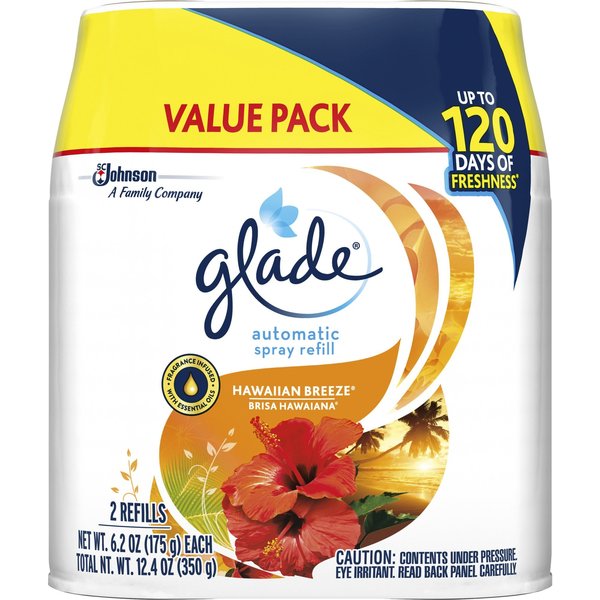 Glade Air Freshener Refill, f/Auto Spray, PK 6 SJN310911CT